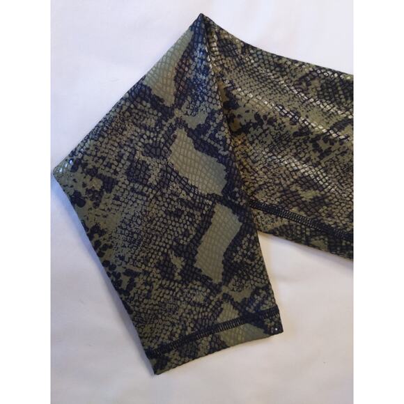 Buff Bunny Women's Small Elysium Animal Print Scales Shiny Compression Leggings - Picture 5 of 8